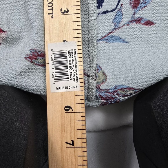 Star Scene Los Angeles Floral Blue Lace Cold Shoulder Kimono Women's Size Medium - Picture 5 of 8